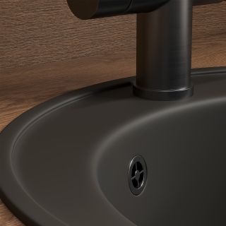 Мойка кухонная Reflexion Arena 48-BL RF0148BE черный